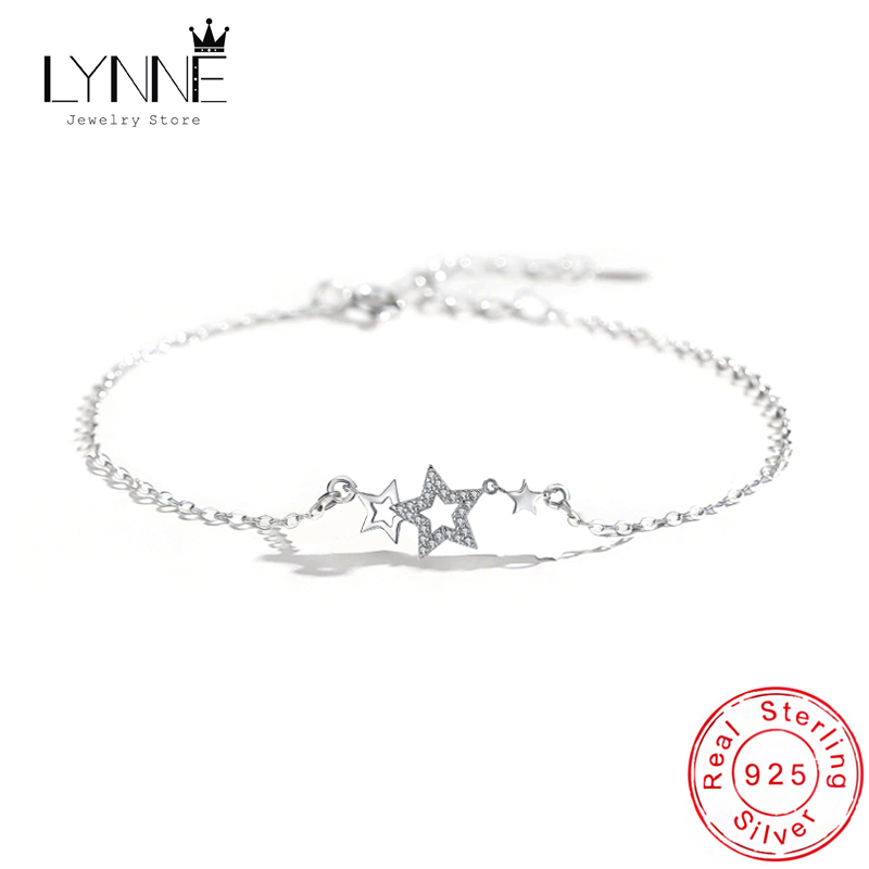 Anklet Foot Chain - 925 스털링 실버 패션 파인 쓰리