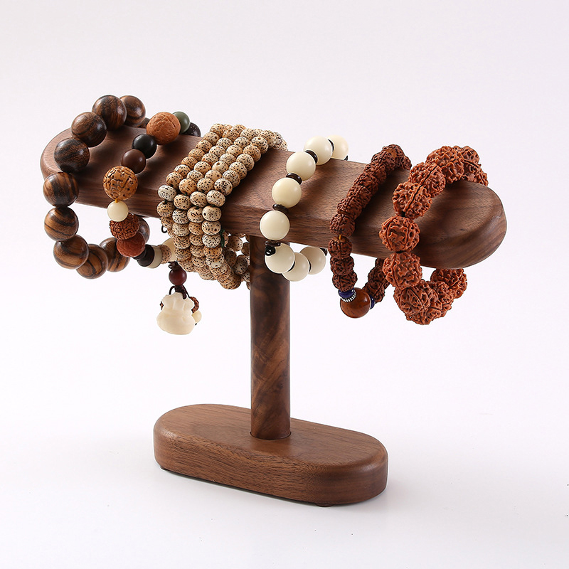 Jewelry And Watches Exhibition - 호두나무 목재 보석 정리대 시계 진열대