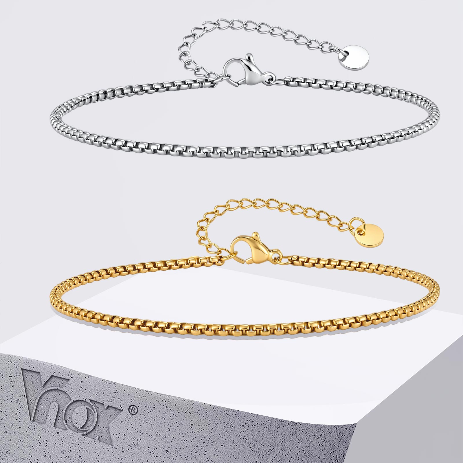 Jc Jewelry & Watches - Vnox 남성 여성을 위한 스테인레스 스틸