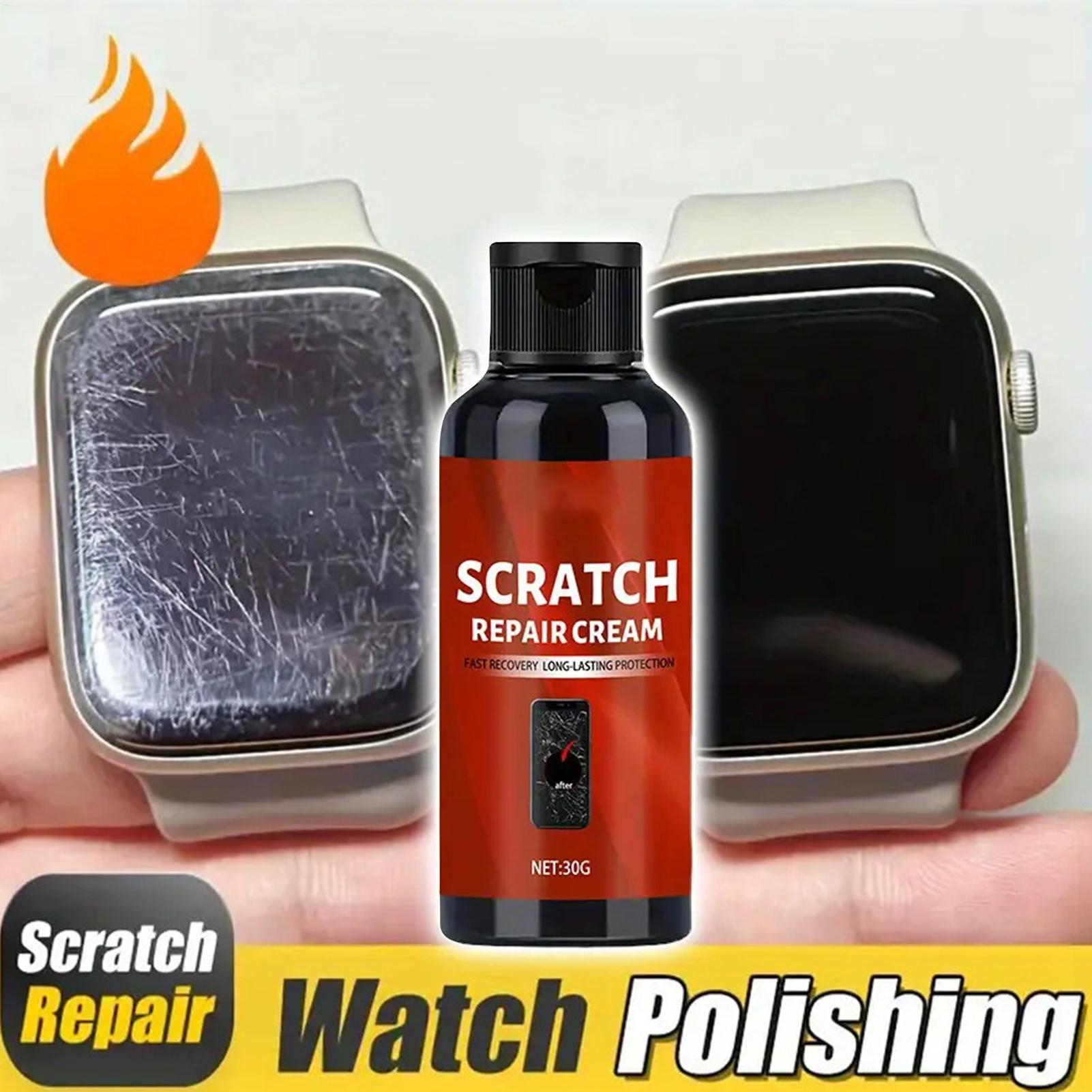 Watch Repair Tool Kit - 유리 스크래치 제거 및 광택 크림