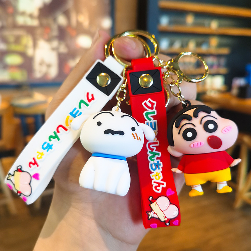 Couple Ring Set - 새로운 만화 귀여운 왁스 신짱 변장