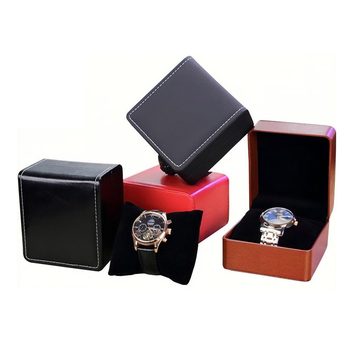 Best Jewelry Watches For Women - 패션 가죽 시계 상자 케이스, 거치대