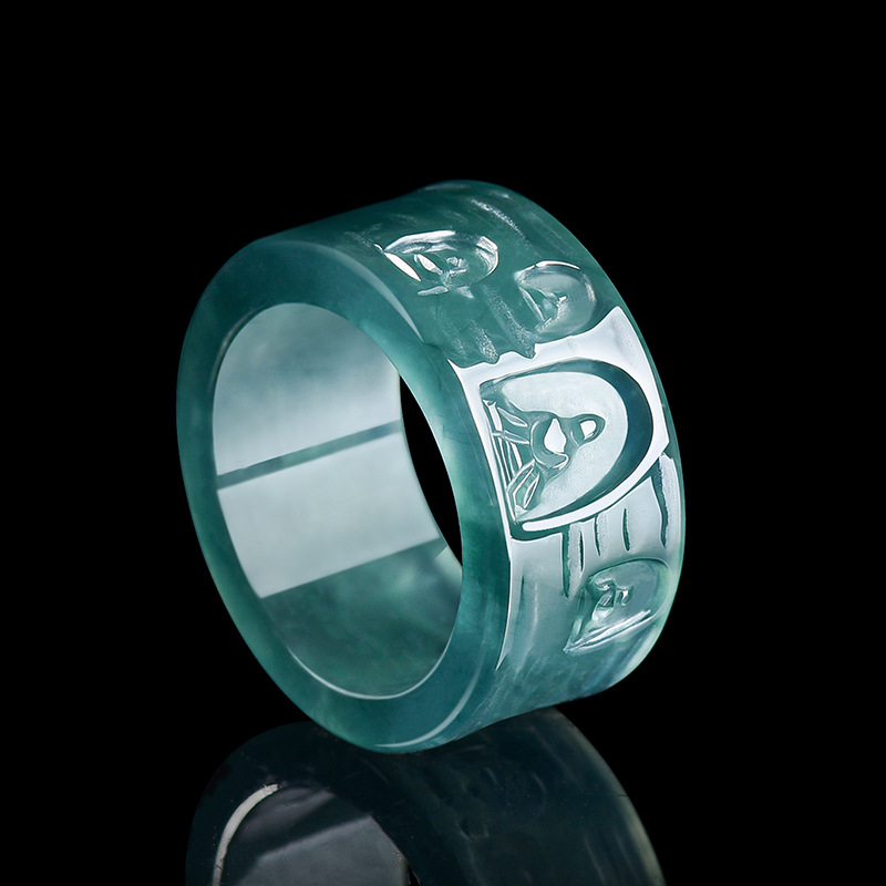 Luxury Gifts Jewelry & Watches Namfleg Mostar - 천연 버마산 비취 불상 반지 고급