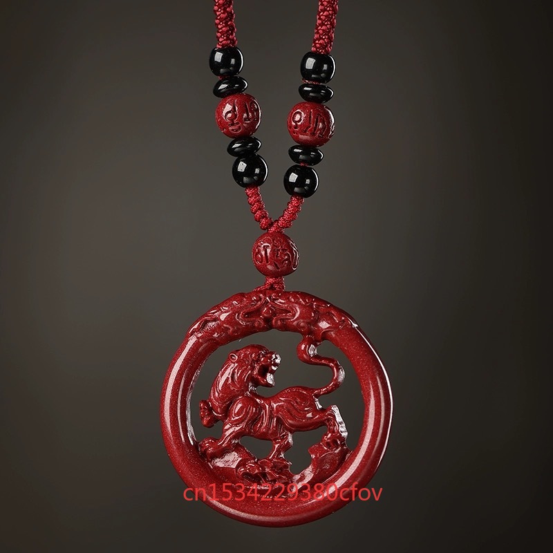 럭셔리 레드 Cinnabar 중국어 조디악 할로우 양면 - Luxury Gifts Jewelry & Watches Namfleg Mostar 리뷰 및 가격