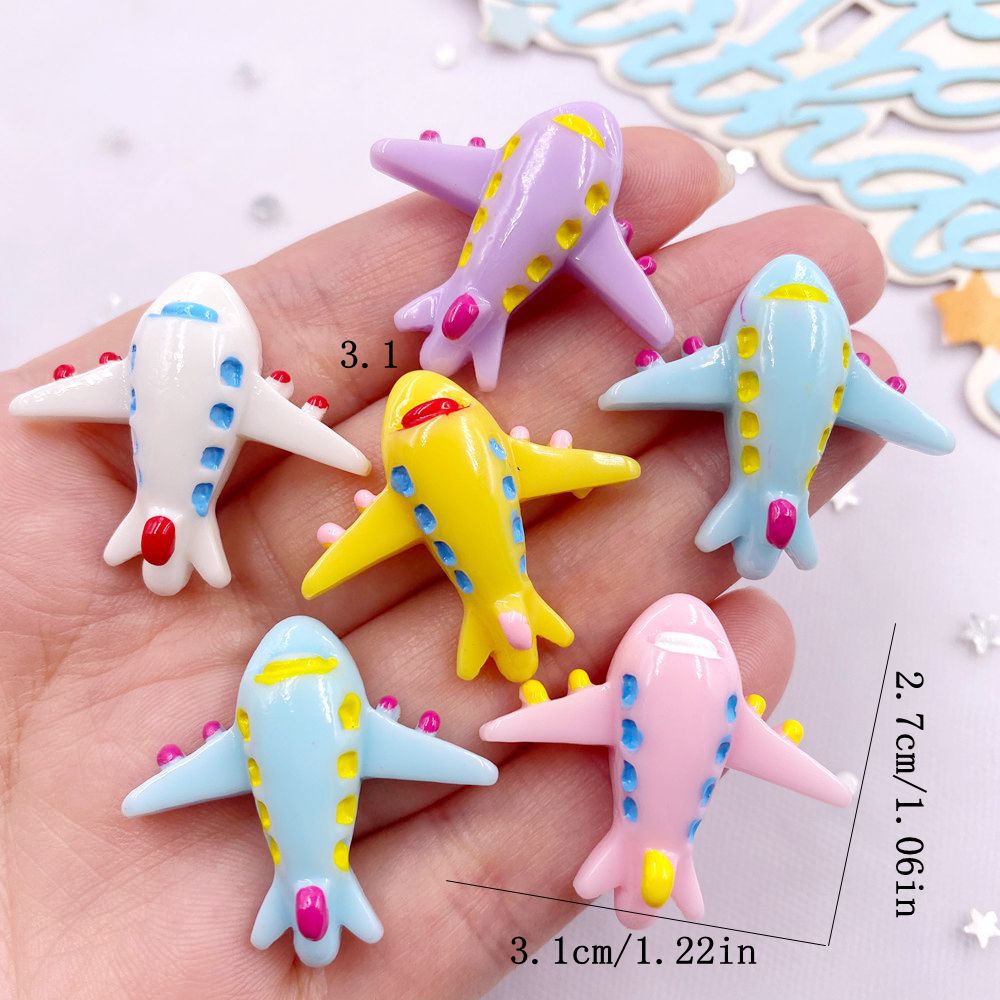 10PCS 혼합 수지 다채로운 만화 항공기 플랫 백 스 - Paradise Jewelry & Watches Dolphin Mall 리뷰 및 가격
