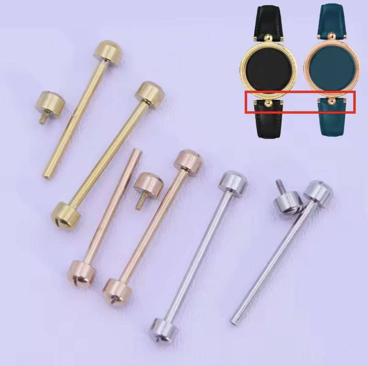 가죽 시계줄용 시계 스크류 튜브 로드 스프링 바, 스크 - Watch Repair Tool Kit 리뷰 및 가격