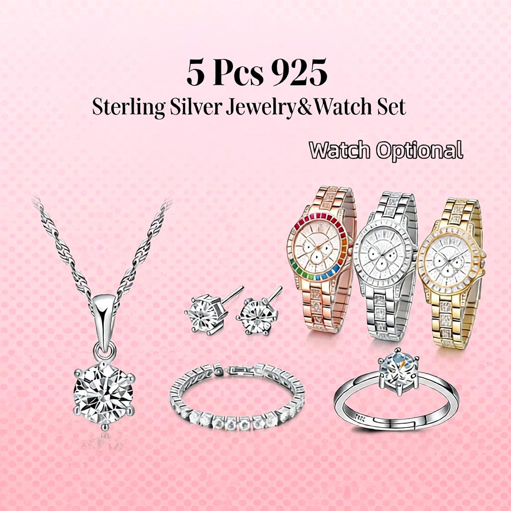 예쁜 925 스털링 실버 기하학 크리스탈 지르콘 목걸이 - Best Jewelry Watches For Women 리뷰 및 가격