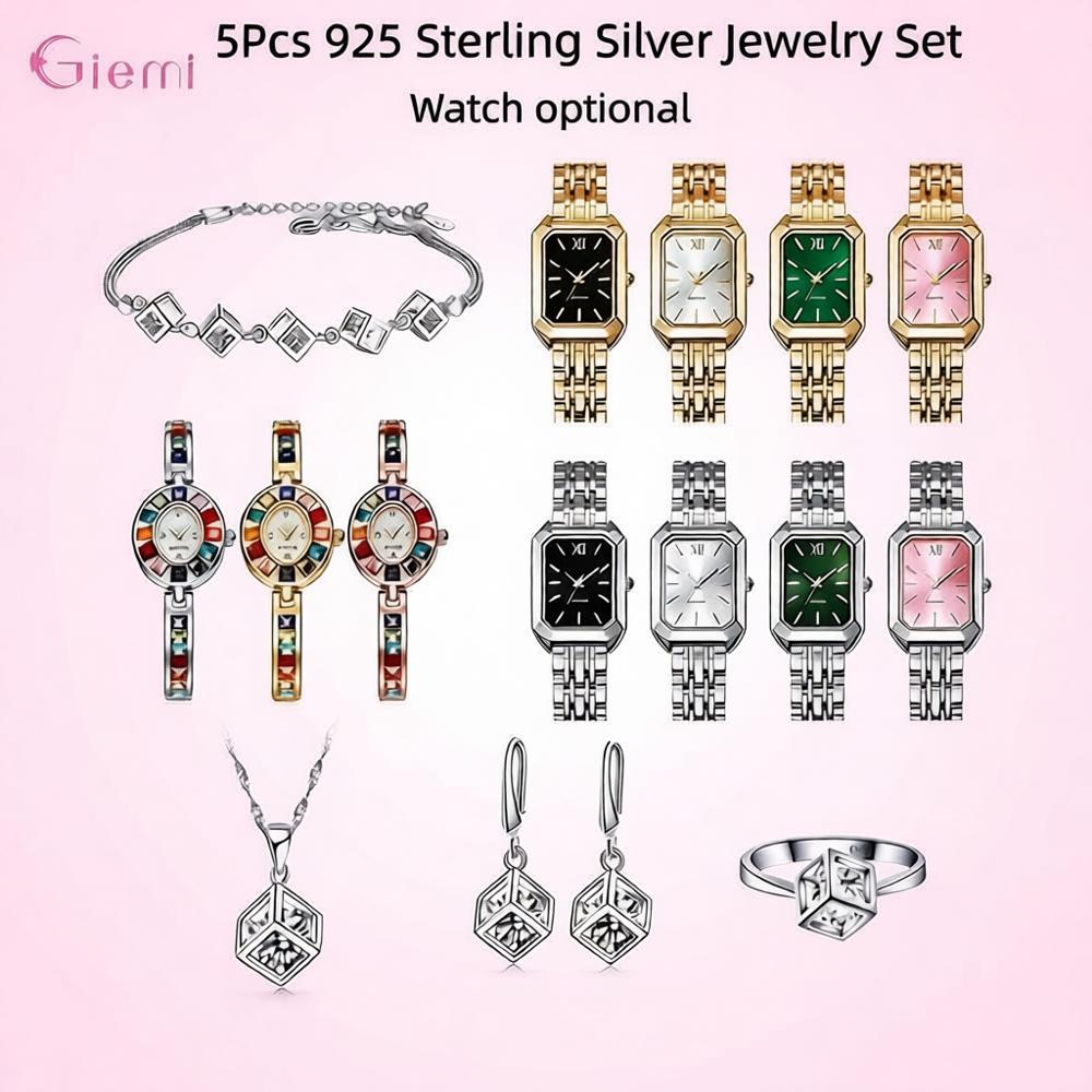 예쁜 925 스털링 실버 기하학 크리스탈 지르콘 목걸이 - Best Jewelry Watches For Women 리뷰 및 가격