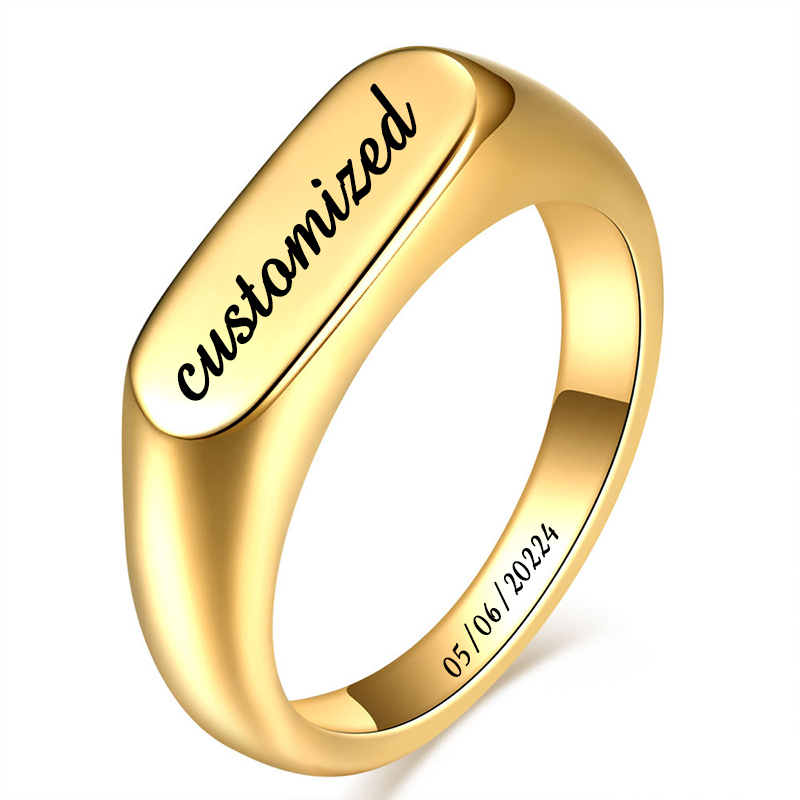 남성 여성을위한 맞춤형 스테인레스 스틸 인장 반지 미니 - Couple Ring Set 리뷰 및 가격