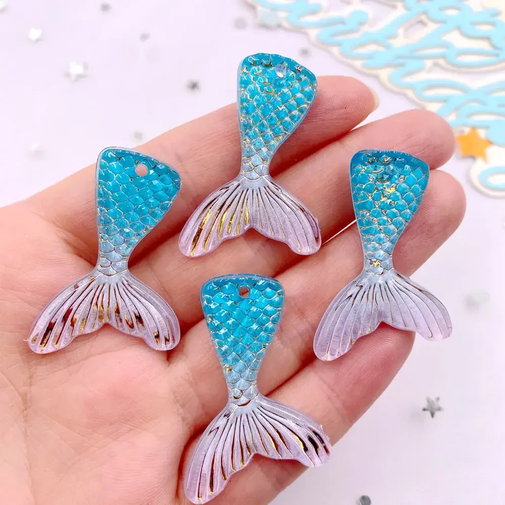 10개 반짝이는 컬러풀 레진 인어 꼬리 플랫백 라인스톤 - Paradise Jewelry & Watches Dolphin Mall 리뷰 및 가격