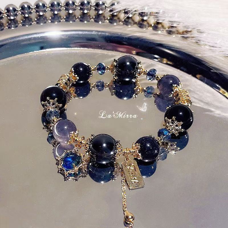 여성용 웨일폴 스타 문라이트 블랙 골드 다크 블루 비즈 - Luxury Gifts Jewelry & Watches Namfleg Mostar 리뷰 및 가격
