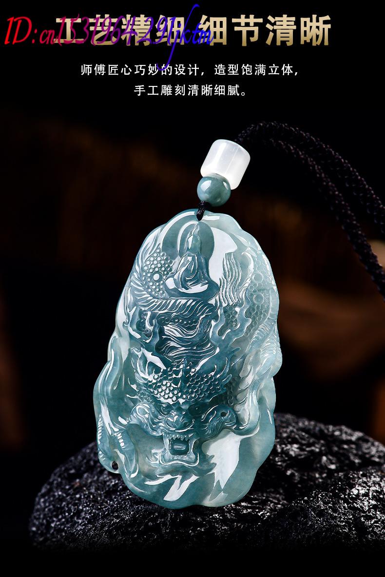 천연 버마산 경옥 드래곤 펜던트 목걸이 빈티지 디자이너 - Luxury Gifts Jewelry & Watches Namfleg Mostar 리뷰 및 가격