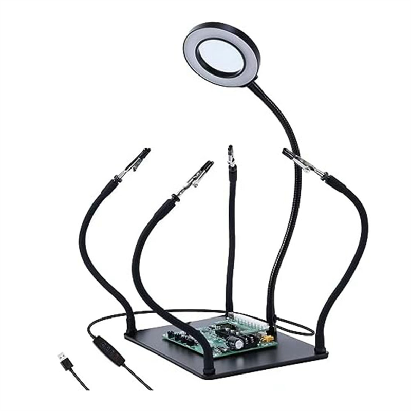 3 개의 LED 돋보기 빛으로 납땜 도구 PCB 홀더  - Jewelry Repair & Watches Durham Nc 리뷰 및 가격