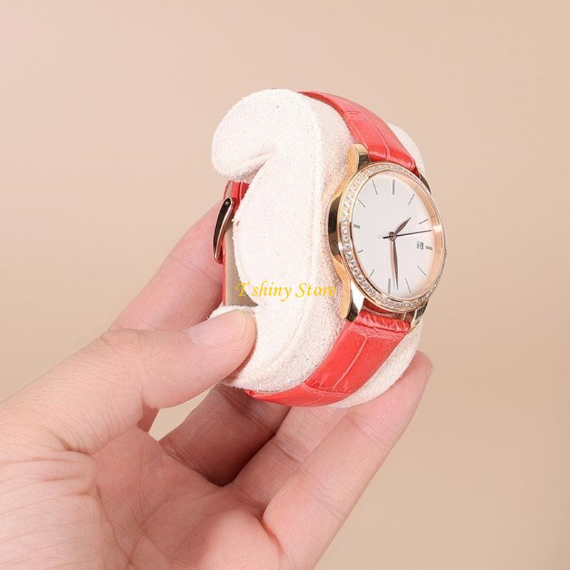 N58F 보석을위한 우아한 사슴 피부 쿠션 다목적 시계 - Jewelry And Watches Exhibition 리뷰 및 가격