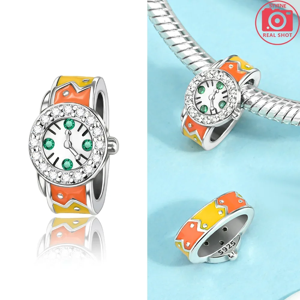 원래 봉투 심장 눈송이 시계 마술 모자 925 실버 비 - Fine Jewelry Watches Women 리뷰 및 가격
