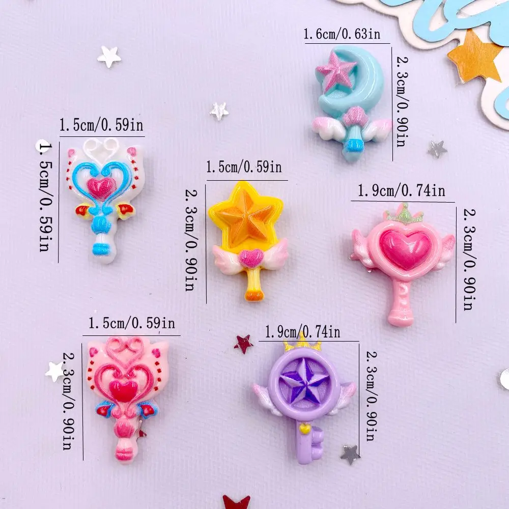 다채로운 만화 사랑 마술 지팡이, 플랫백 스톤 피규어, - Paradise Jewelry & Watches Dolphin Mall 리뷰 및 가격