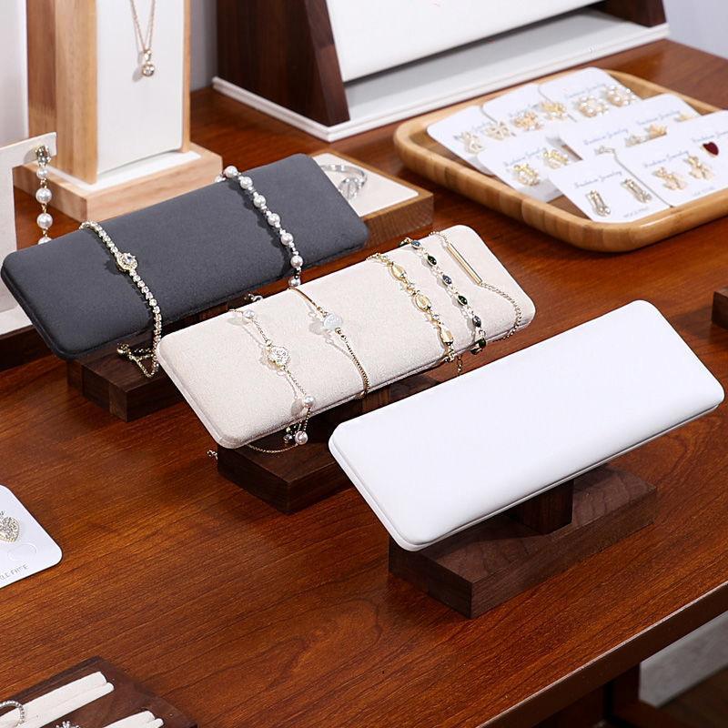 월넛 원목 주얼리 디스플레이 랙 휴대용 팔찌 시계 비즈 - Jewelry And Watches Exhibition 리뷰 및 가격