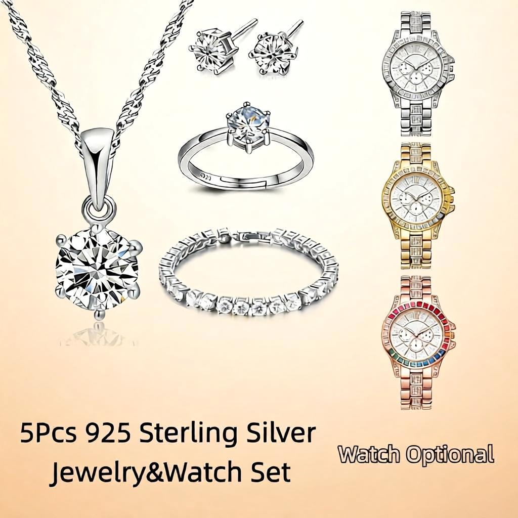 절묘한 925 스털링 실버 기하학 크리스탈 지르콘 목걸 - Best Jewelry Watches For Women 리뷰 및 가격