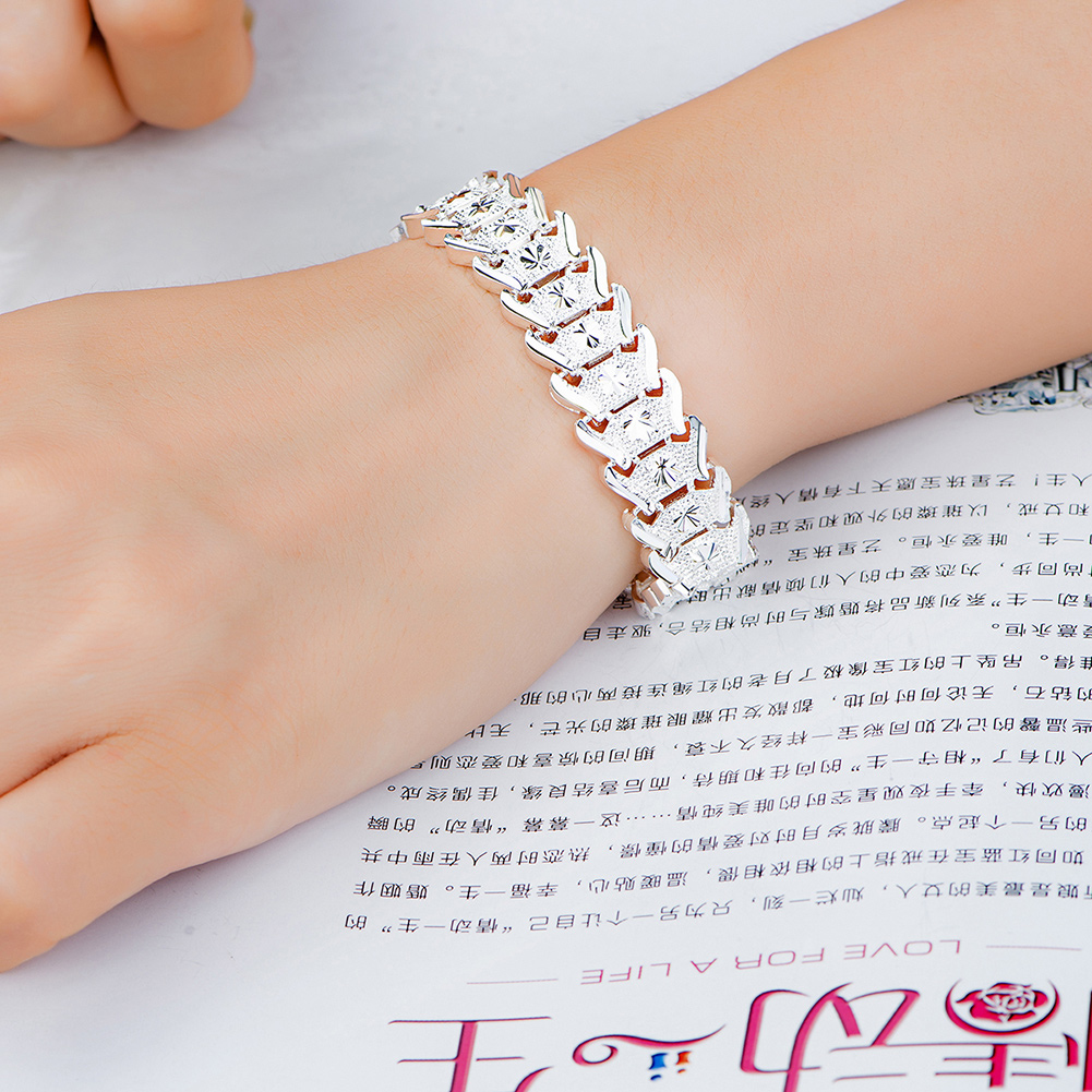 고귀한 925 스털링 실버 패션 시계 스트랩 팔찌 고품 - Fine Jewelry Watches Women 리뷰 및 가격