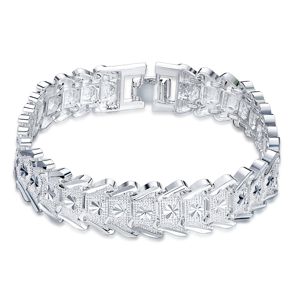 고귀한 925 스털링 실버 패션 시계 스트랩 팔찌 고품 - Fine Jewelry Watches Women 리뷰 및 가격
