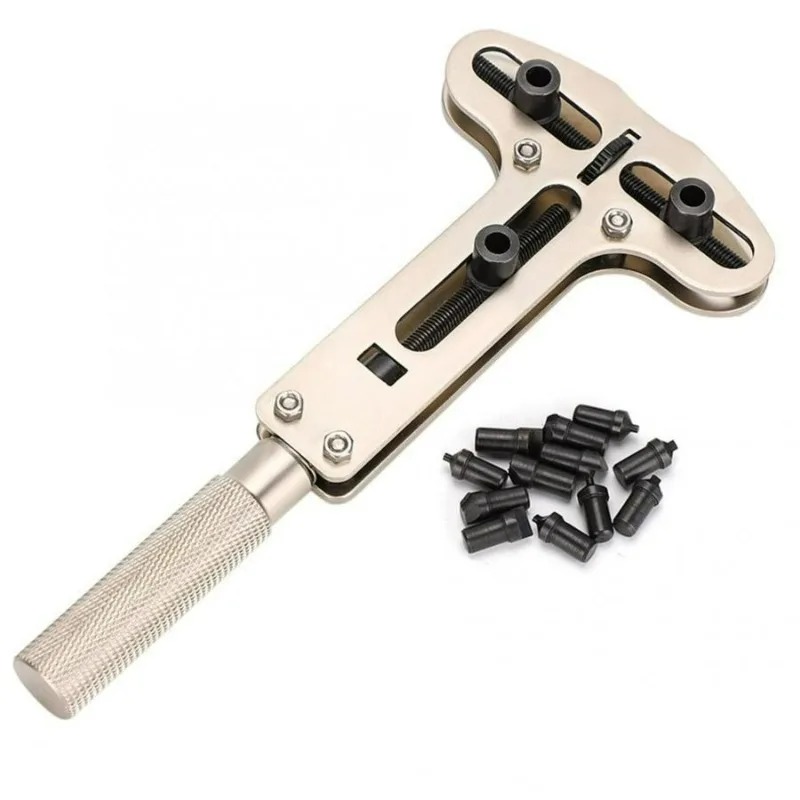 조정 가능한 시계 뒷면 케이스 오프너 12개 액세서리  - Watch Repair Tool Kit 리뷰 및 가격