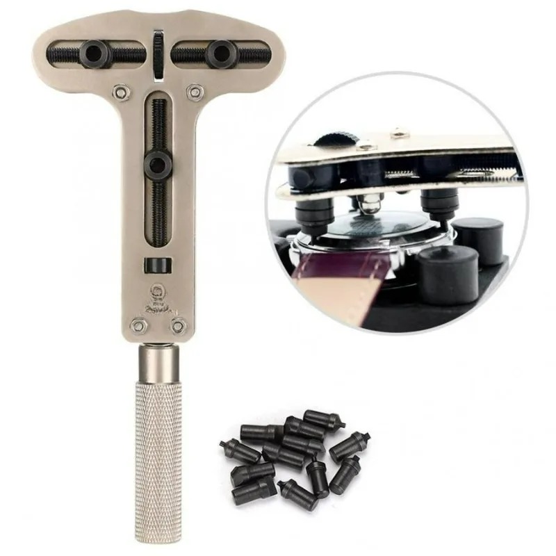 조정 가능한 시계 뒷면 케이스 오프너 12개 액세서리  - Watch Repair Tool Kit 리뷰 및 가격