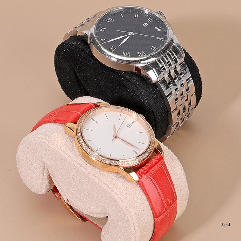 사슴 피부 쿠션 시계 베개 세련된 보석 프리젠 테이션  - Jewelry And Watches Exhibition 리뷰 및 가격