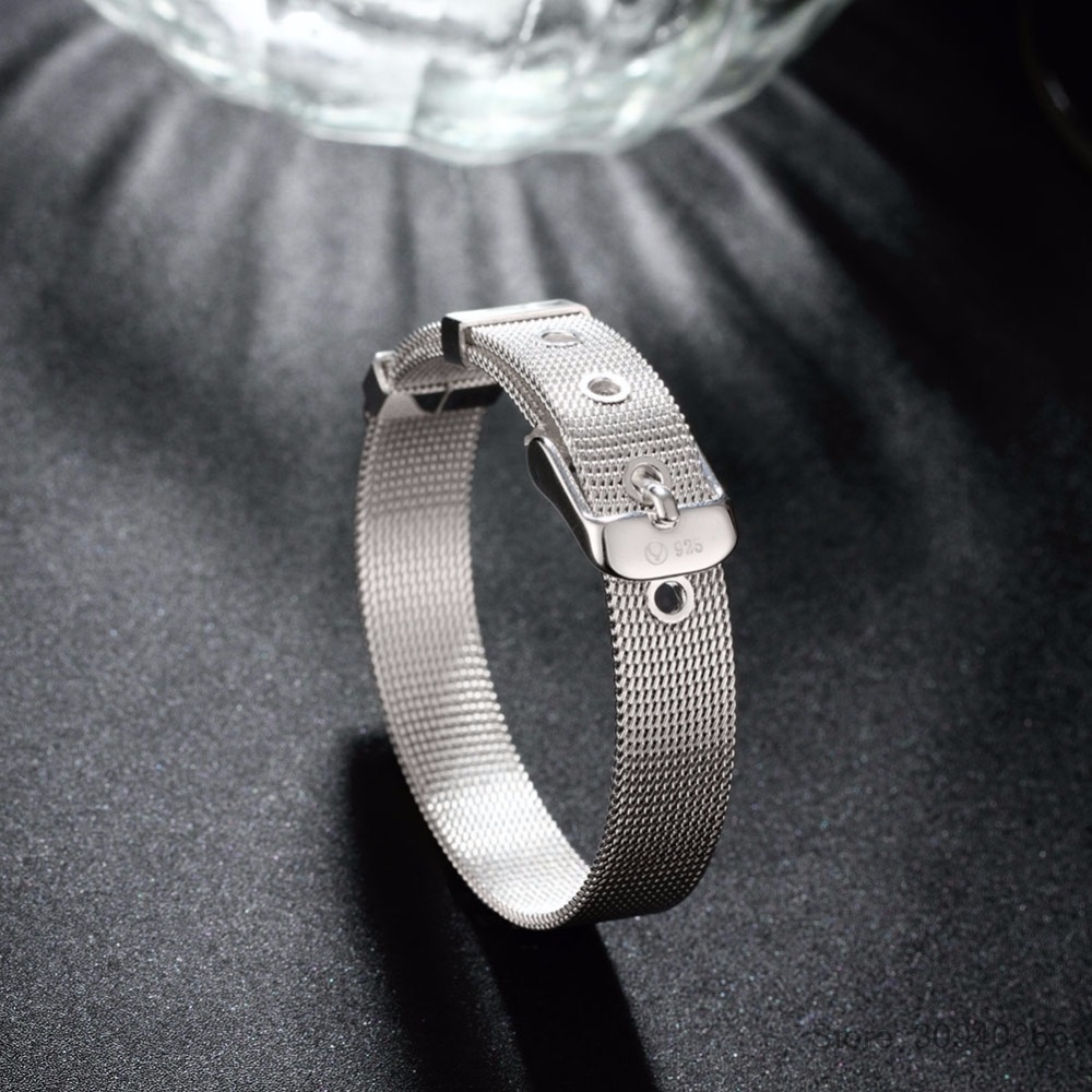 패션 벨트 디자인 순수 925 스털링 실버 파인 주얼리 - Fine Jewelry Watches Women 리뷰 및 가격