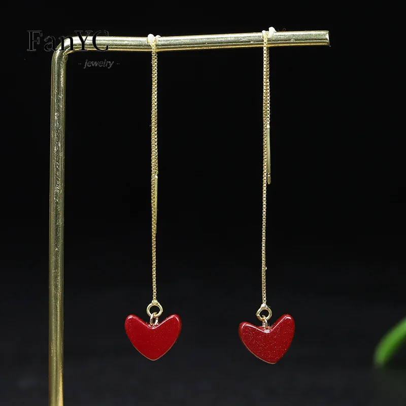 천연 V자형 시나바 러브 하트 귀걸이 목걸이 세트, 패 - Luxury Gifts Jewelry & Watches Namfleg Mostar 리뷰 및 가격