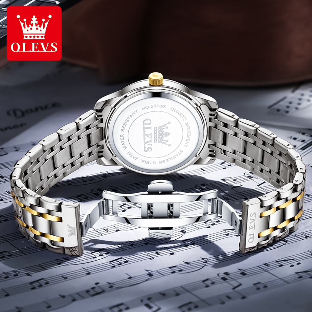 OLEVS 브랜드 패션 남성용 시계 스테인레스 스틸 방 - Jewelry Style Watches 리뷰 및 가격