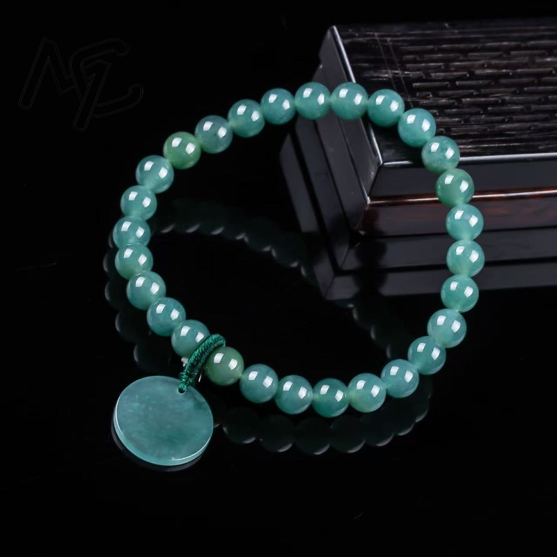 천연 비취 블루 워터 노씽 플라크 비즈 핸드 니팅 팔찌 - Luxury Gifts Jewelry & Watches Namfleg Mostar 리뷰 및 가격