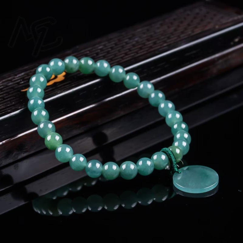천연 비취 블루 워터 노씽 플라크 비즈 핸드 니팅 팔찌 - Luxury Gifts Jewelry & Watches Namfleg Mostar 리뷰 및 가격