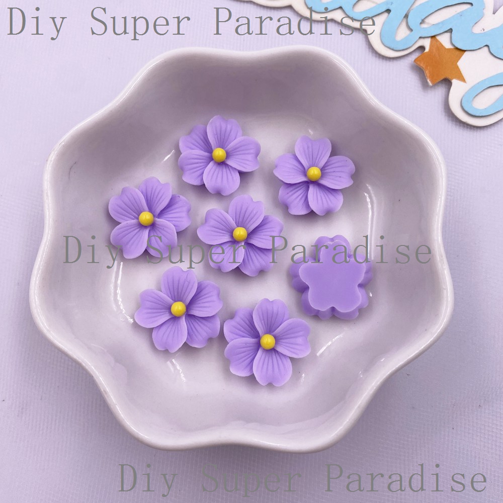 50Pcs 수지 다채로운 16mm 꽃 플랫 백 스톤 인 - Paradise Jewelry & Watches Dolphin Mall 리뷰 및 가격