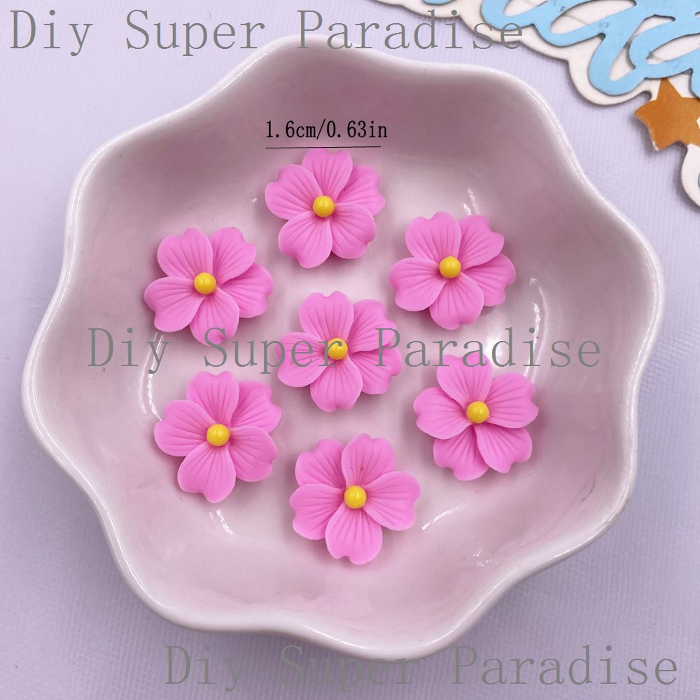 50Pcs 수지 다채로운 16mm 꽃 플랫 백 스톤 인 - Paradise Jewelry & Watches Dolphin Mall 리뷰 및 가격