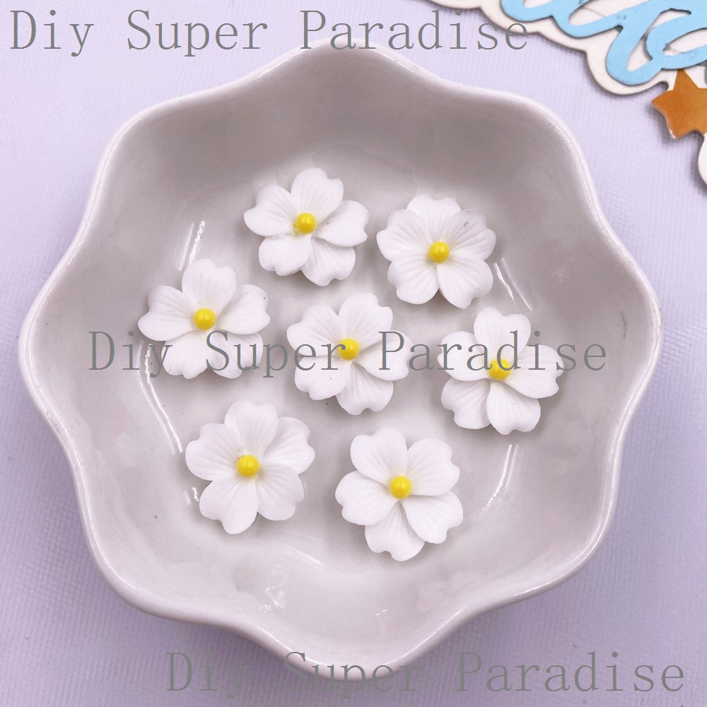 50Pcs 수지 다채로운 16mm 꽃 플랫 백 스톤 인 - Paradise Jewelry & Watches Dolphin Mall 리뷰 및 가격