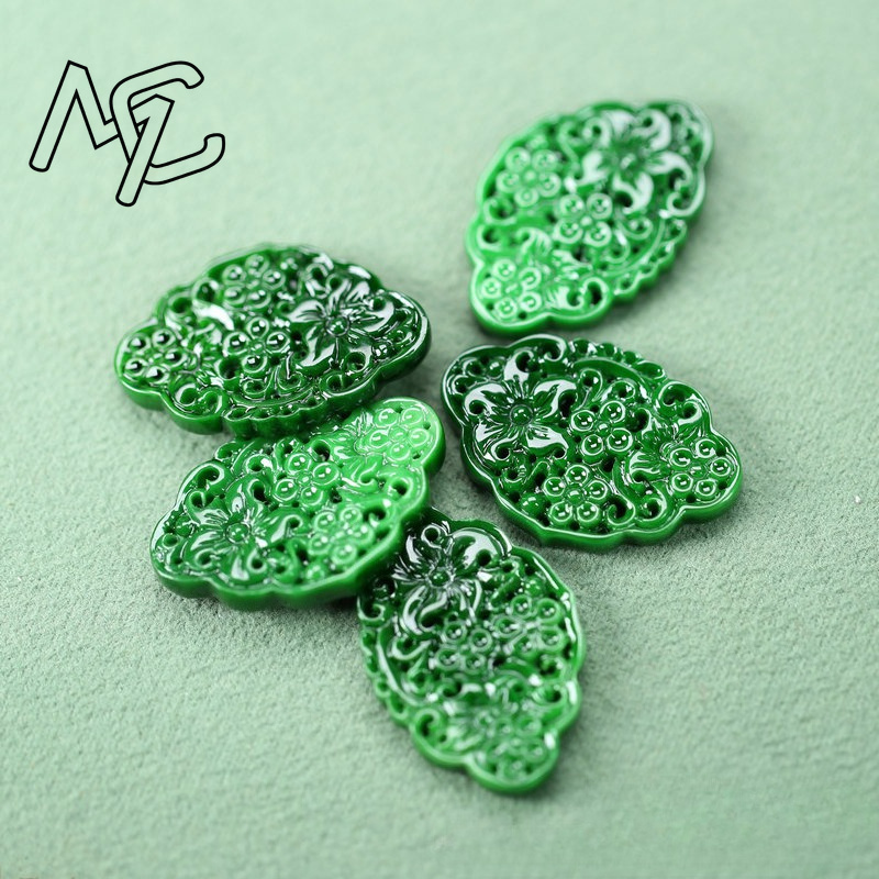 2pcs DIY 천연 드라이 그린 에메랄드 할로우 아웃 - Luxury Gifts Jewelry & Watches Namfleg Mostar 리뷰 및 가격