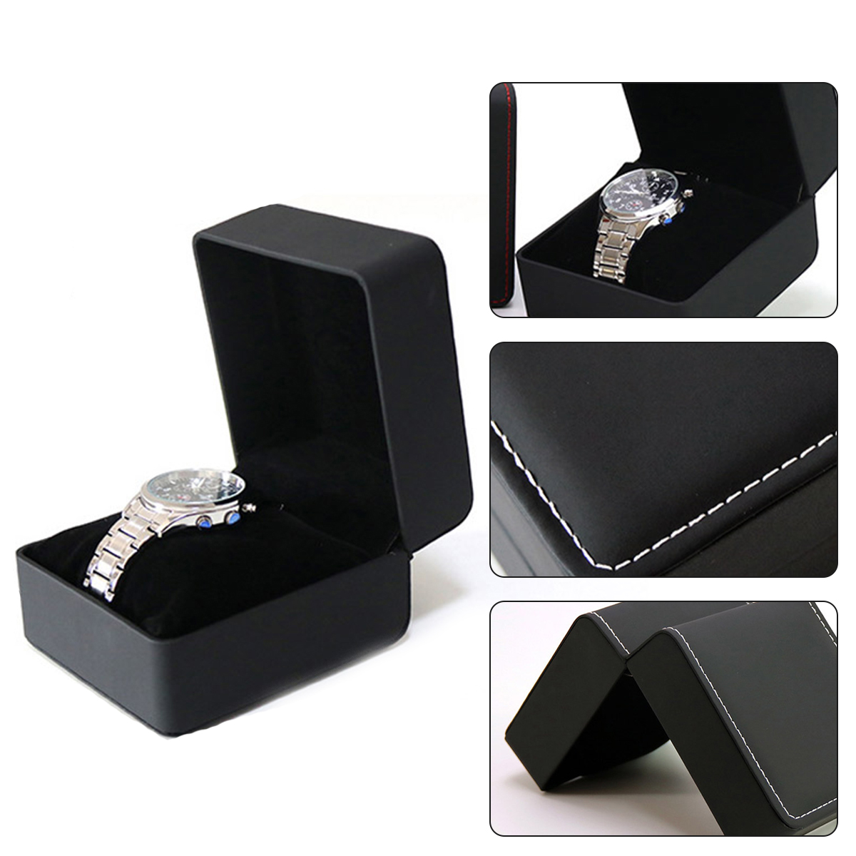 베개가 있는 싱글 시계 선물 상자, PU 가죽 손목시계 - Best Jewelry Watches For Women 리뷰 및 가격