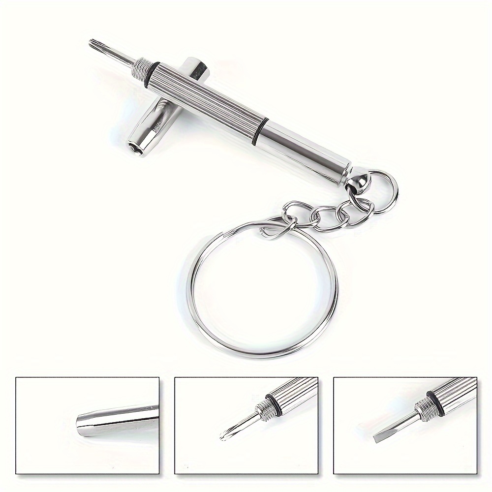 강철 안경 드라이버 2개, 안경 드라이버, 열쇠고리가  - Watch Repair Tool Kit 리뷰 및 가격