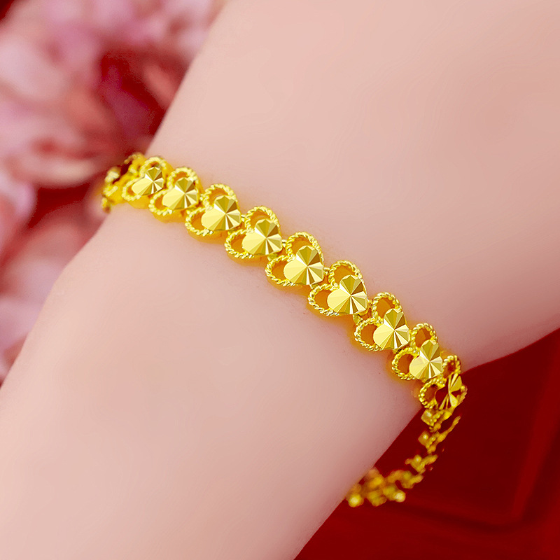 패셔너블한 18K 골드 팔찌 남녀공용, 웨딩 약혼 럭셔 - Fine Jewelry Watches Women 리뷰 및 가격