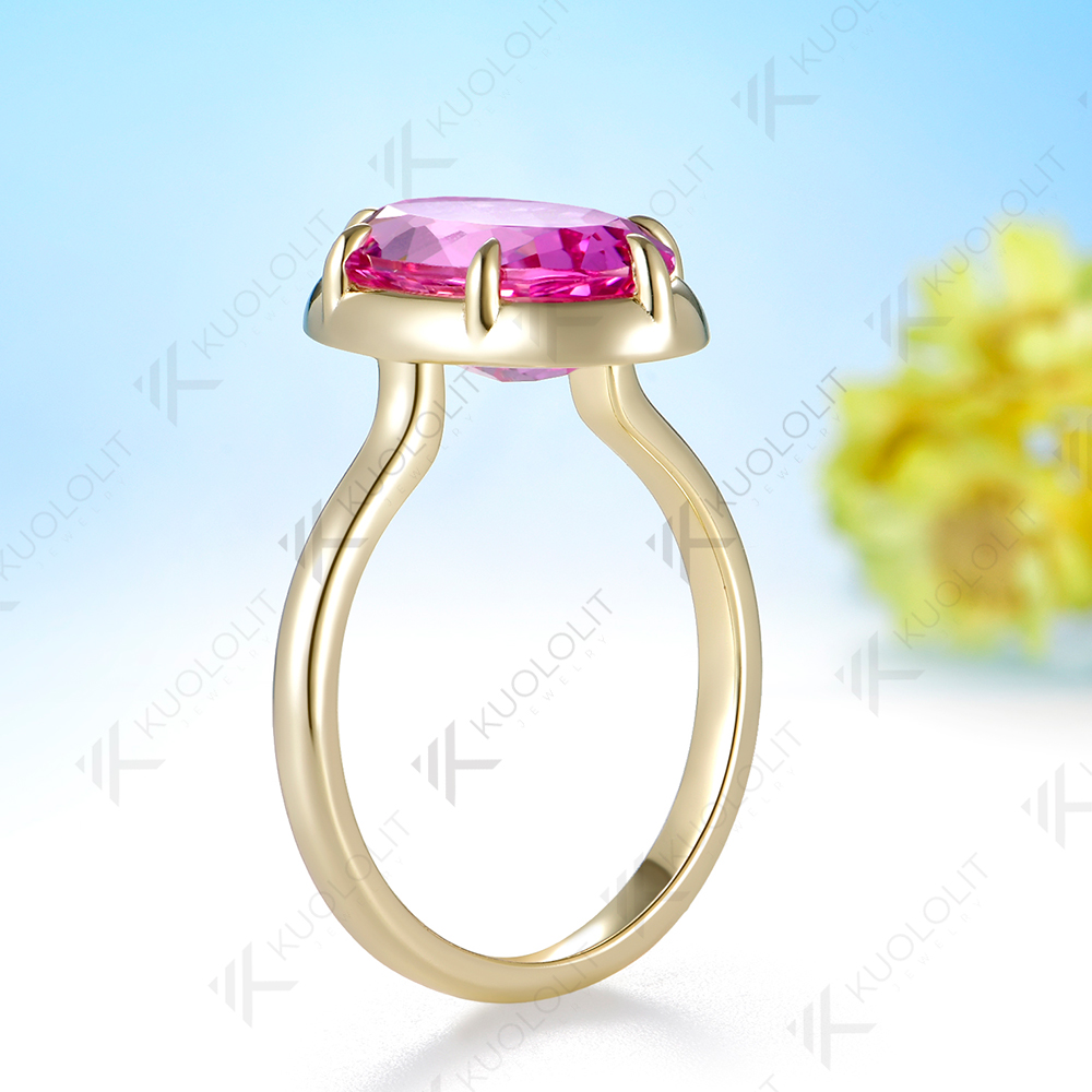 5.5CT 페어 컷 랩 그로운 핑크 사파이어 여성용 맞 - Luxury Gifts Jewelry & Watches Namfleg Mostar 리뷰 및 가격